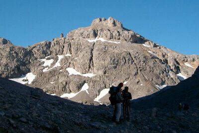 Trekking montañismo y descanso