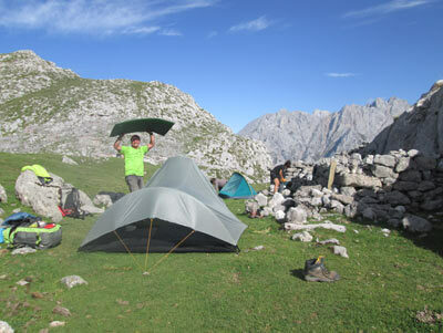 Logí­stica, vivac y cocina en trekking